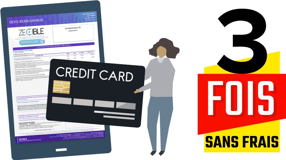 Paiement CB en 3 fois